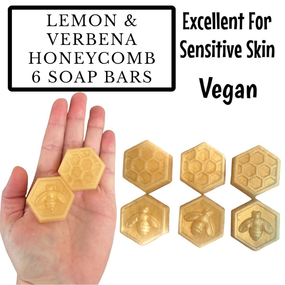 6 Bars, Honeycomb Bee Soap, Handmade, Great Gift Idea! ( PRICE IS FIRM )